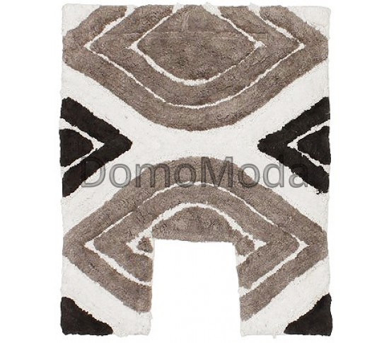 Коврик для ванной Indian Handmade Kayak RIS-BTH-5247 GREY-WHITE - высокое качество по лучшей цене в Украине изображение 3.